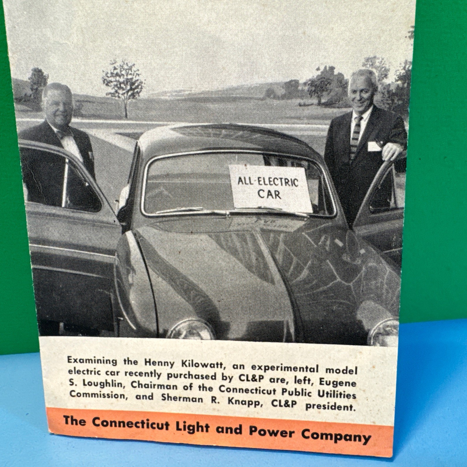 1960 Henny Kilowatt ELECTRIC CAR Eastern States Expo, CT light & power Brochure