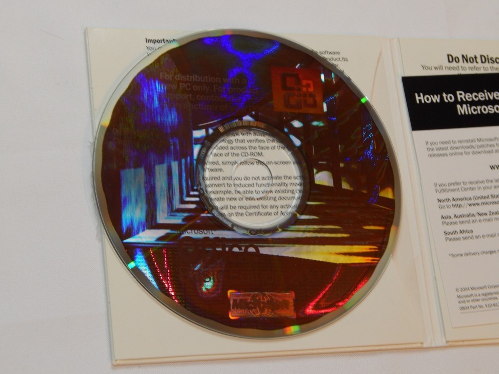 Microsoft Office 2003 Basic Edition Disc CD Rom - VD8