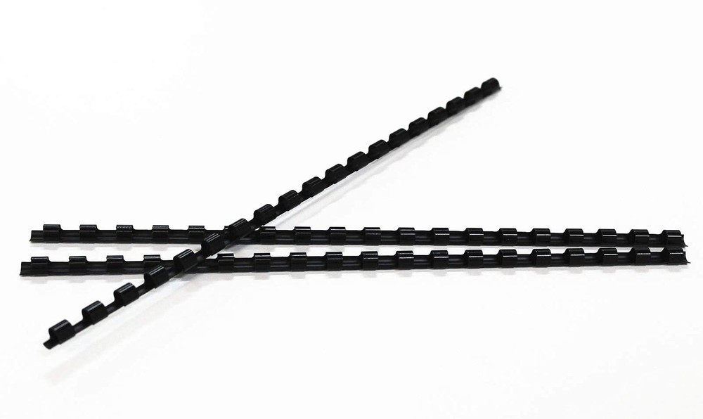 200 Pack 19 Ring Plastic Binding Comb,1/4 Inch Diameter,20 Sheet Capacity,Let...