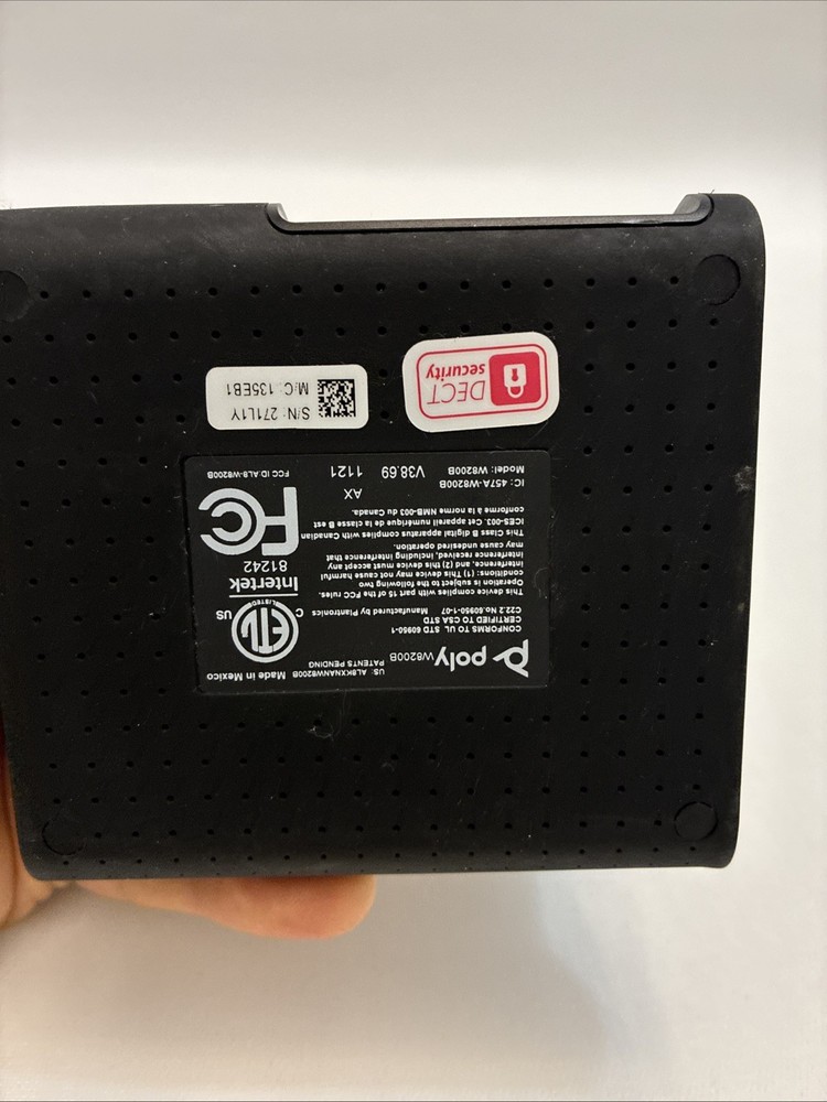Poly W8200B Headset Charging Base for Plantronics