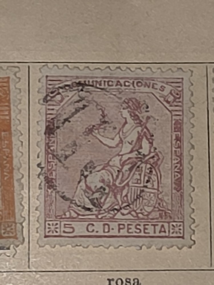 Foreign Spanien 5c Stamp Used - #I198