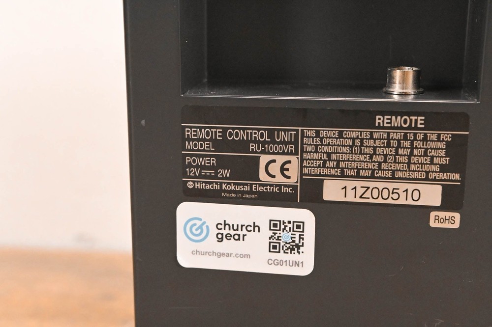 Hitachi RU-1000VR Remote Control Panel CG01UN1