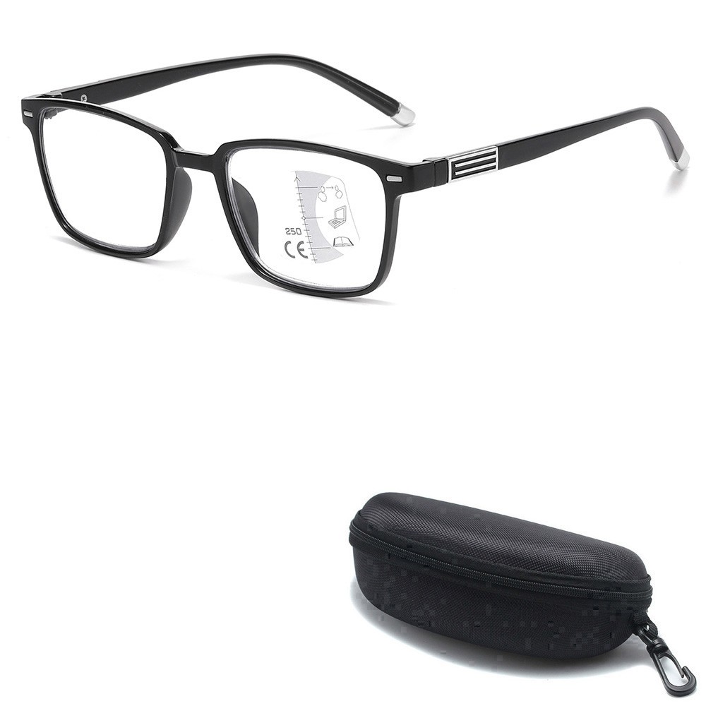 Trendy Multifocus Reading Glasses Lightweight Presbyopia Glasses Computer Reader