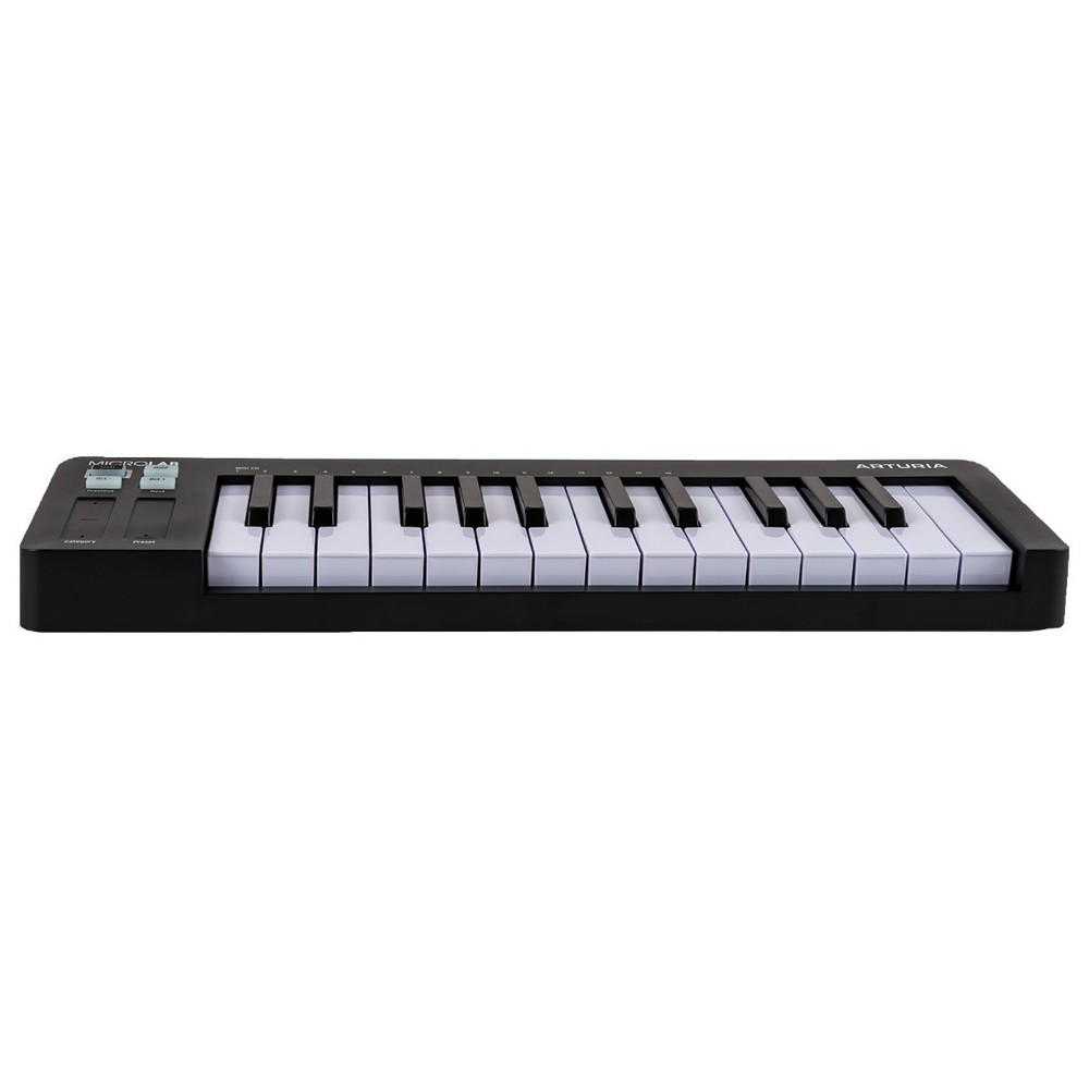 Arturia MicroLab MK3 Black Ultra-Compact MIDI Keyboard Controller
