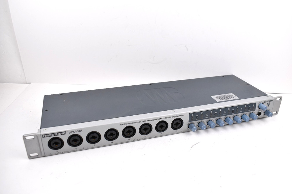 PreSonus Firestudio Project Digital Recording Interface 10x10 Firewire