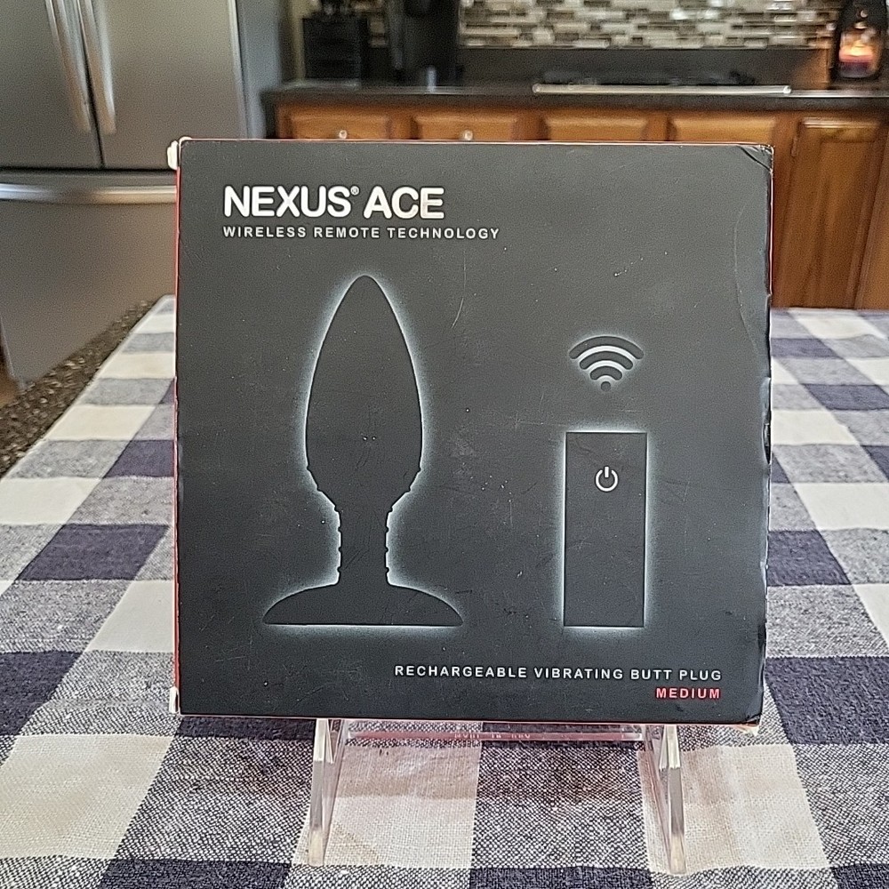 Nexus Ace Wireless Remote Rechargeable Vibrating Butt Plug (Medium) *MIB*
