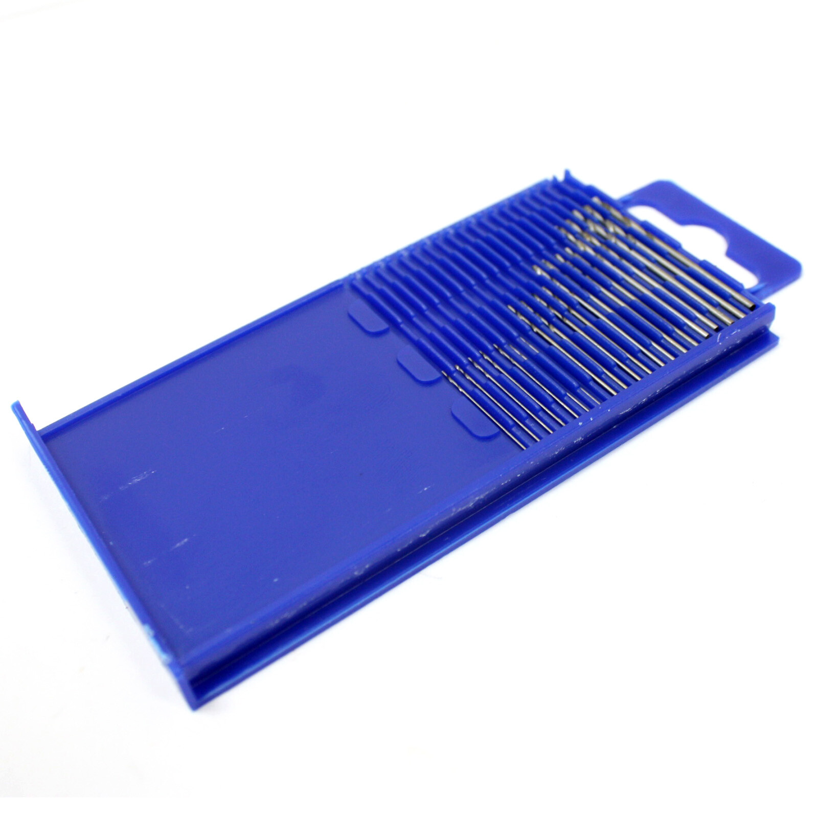 21pc Mini HSS Twist Micro-Drill Bits Set Index 61-80 w/Aluminum Hand Drill hobby