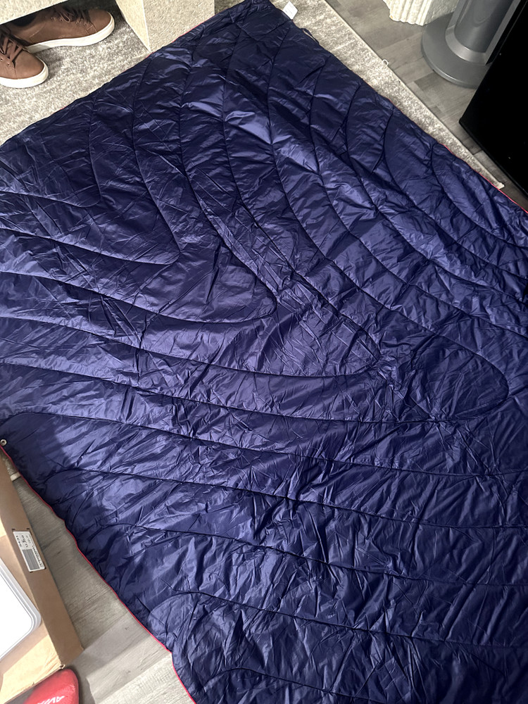 Packable Camping Blanket Lightweight, Compact Camping Quilt Water-Resistant
