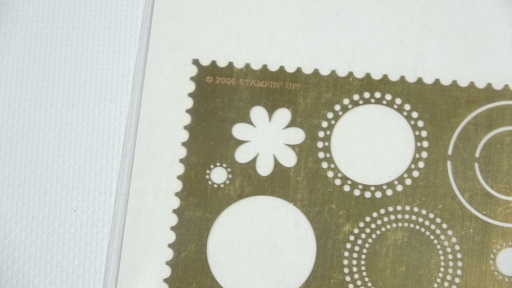 Classy Brass Stampin' Up! Embossing - Stenciling 2006