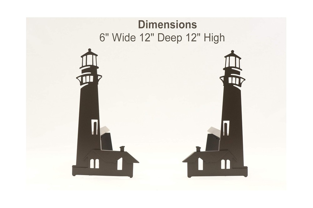 Fireplace Coastal Design Black Andiron