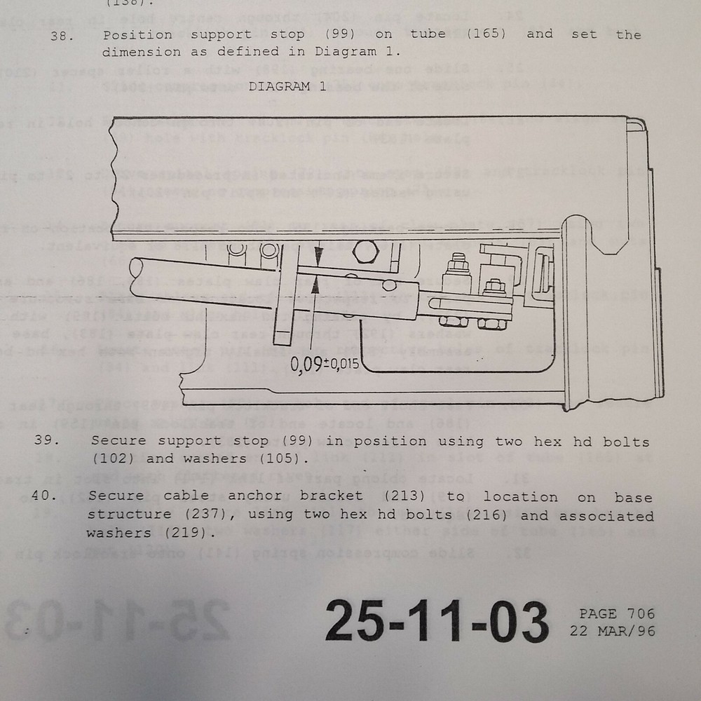 IPECO Crew Seat Assemblies 3A165 Series Component Maintenance Manual