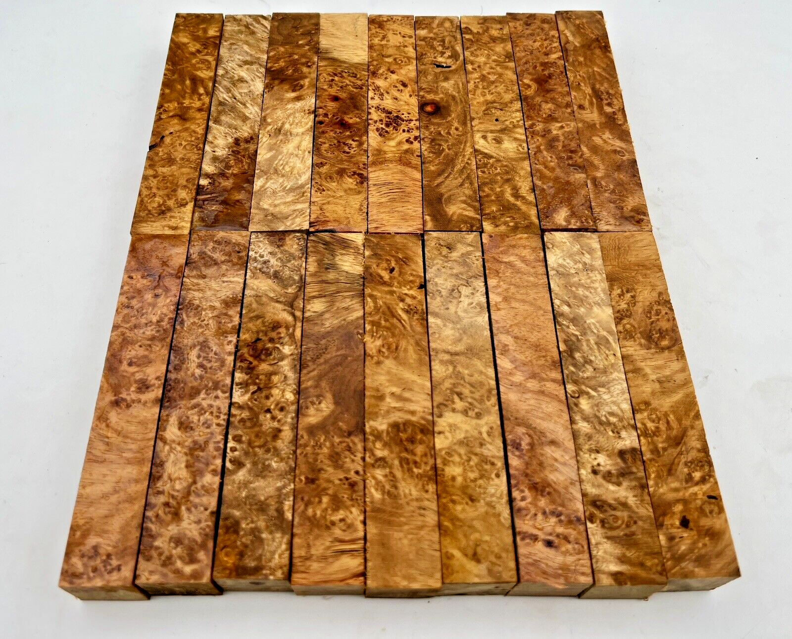 Amboyna Burl Wood Pen Turning Blanks - Beautiful!!!