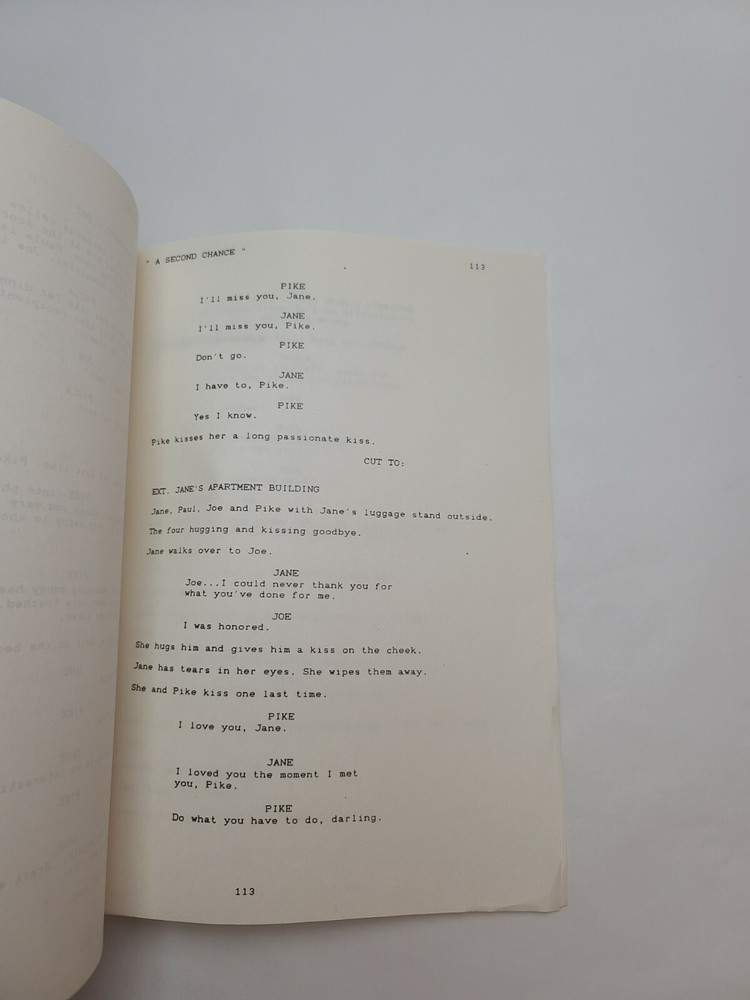 A SECOND CHANCE / Reggie Bruce 1990 Unproduced Movie Script Screenplay