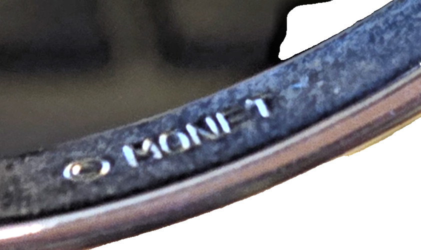 MONET - Silver Tone Bangle Bracelet Simple Classy