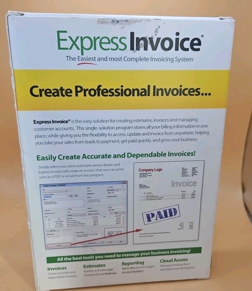 Express Invoice Invoicing Software Manage invoices NCH Software MAC READ