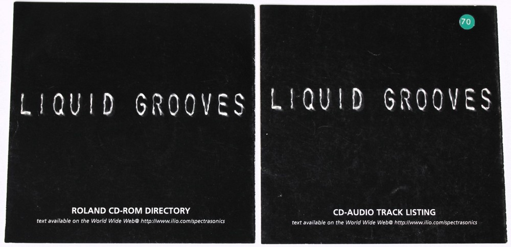 Spectrasonics Liquid Grooves Roland Format Sound Library/Sampling Double CD
