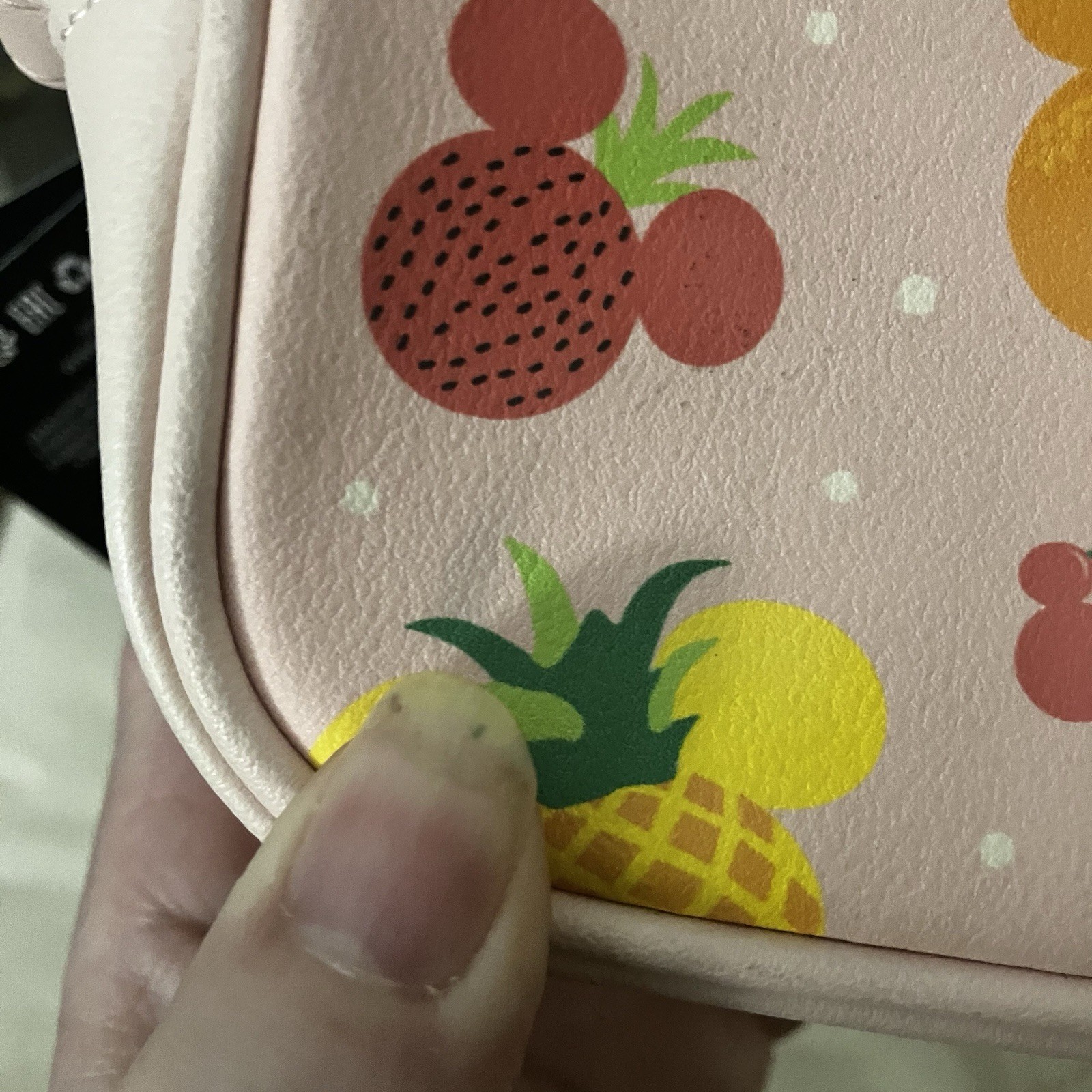 Loungefly Disney Mickey Mouse Fruits Camera Crossbody Bag New With Minor Flaws