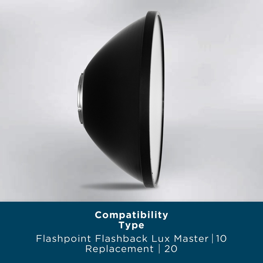 Flashpoint Replacement Reflector for FlashBack Lux Master Retro TTL Camera Flash
