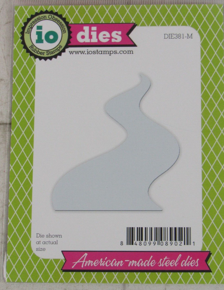Impression Obsession Winding Road/Stream Die Cut, DIE381-M