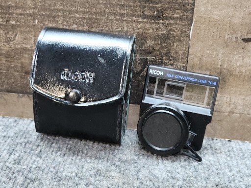 Ricoh Tele Conversion Lens TC 9 w/ Case Retro Camera Setup
