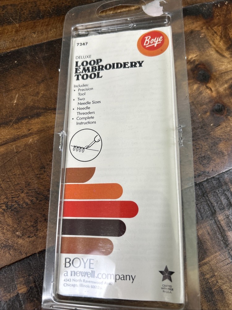 Boye Deluxe LOOP EMBROIDERY TOOL 7247 NEW Sealed