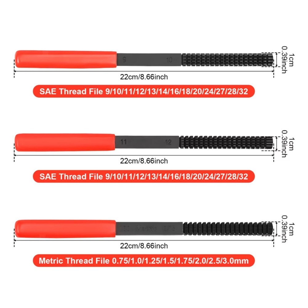 3x Thread Restoring File Thread Repair File Thread Restorer File