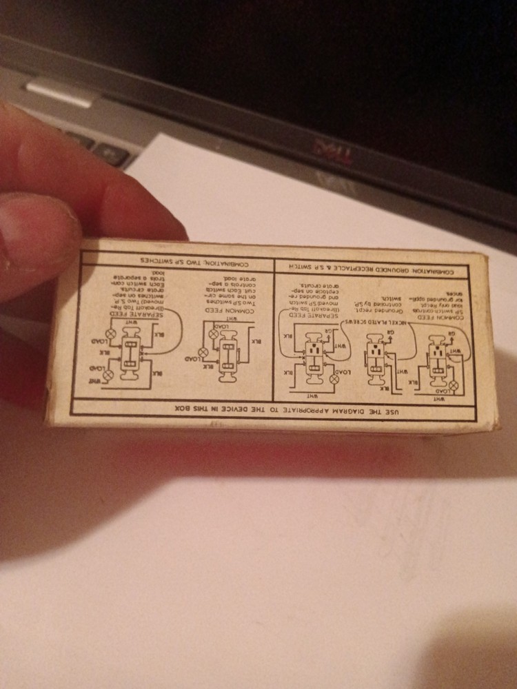Vintage Slater Electric Light Switch