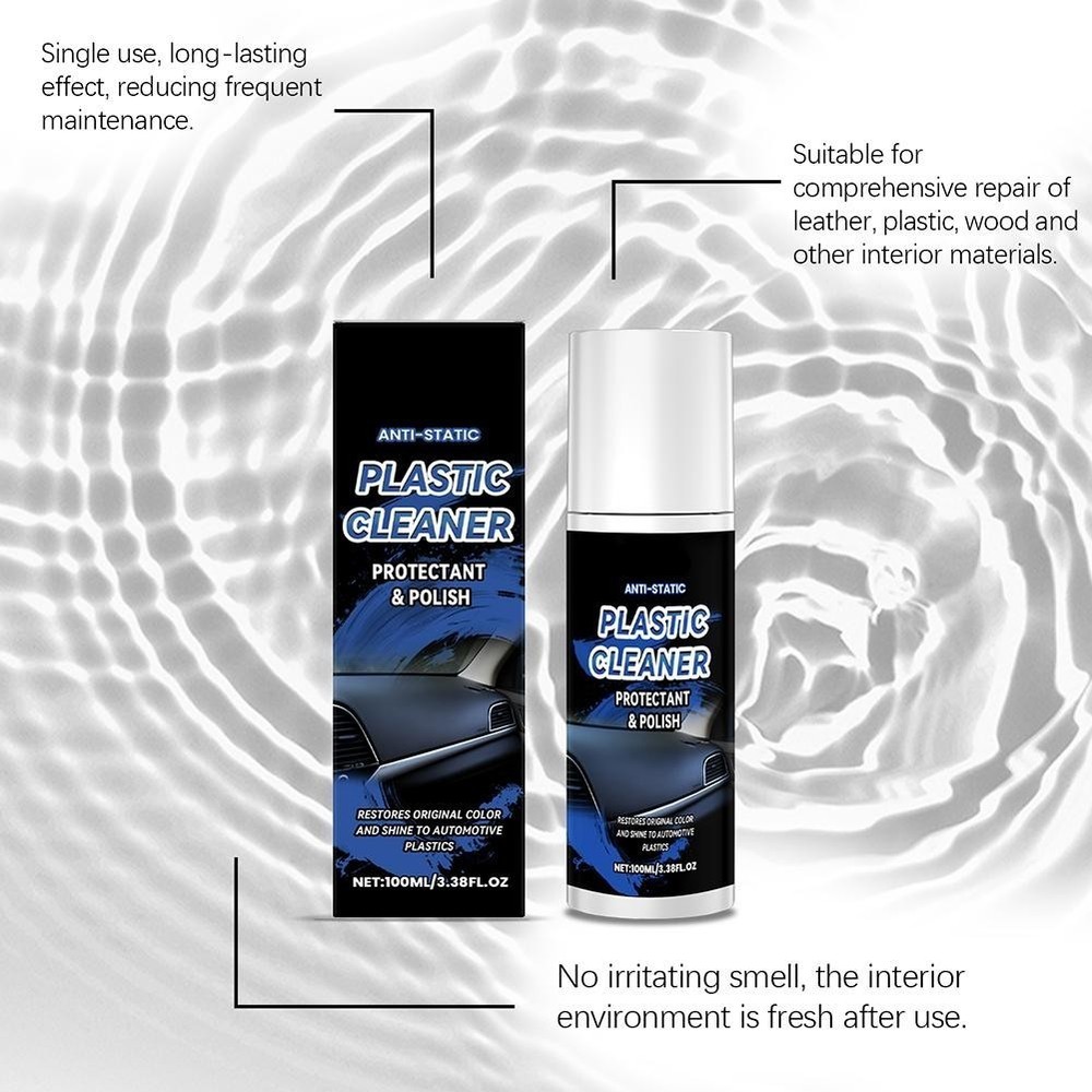 Car interior cleaning, plastic trim protection