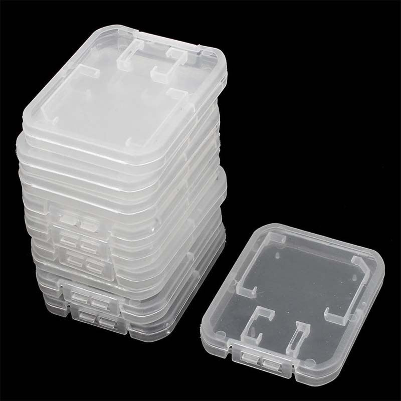 10x Cellphone Camera Memory Micro SD/TF Card Plastic Storage Box Case Container