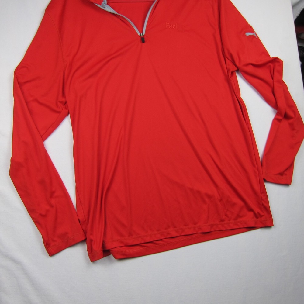 Puma Pullover Red Jacket XL Polyester Longsleeve