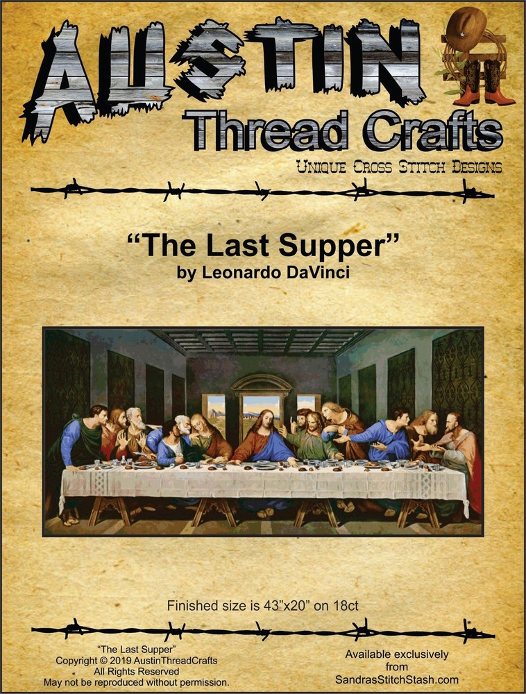 The Last Supper by AustinThreadCrafts cross stitch pattern