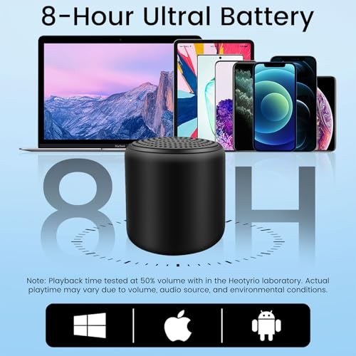Mini Bluetooth Speaker – Small Portable Tiny Bluetooth Speakers Wireless with