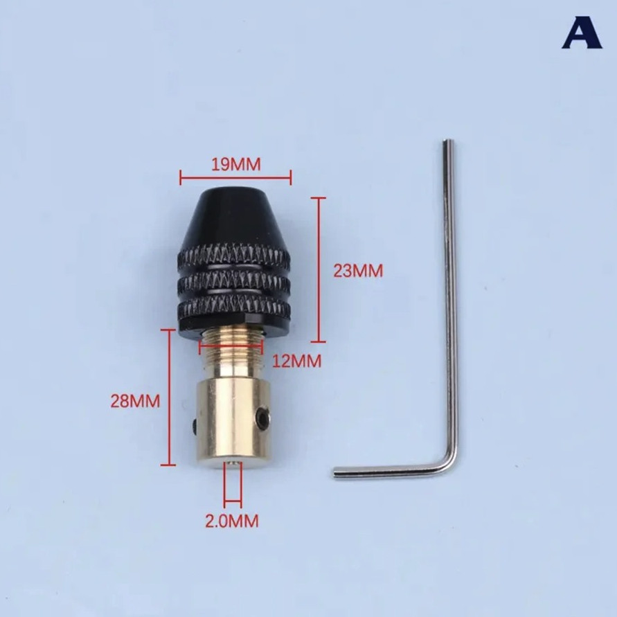 1pc 0.3-3.4mm Mini Drill Chuck Collet Clamp Set Universal Tool - NEW