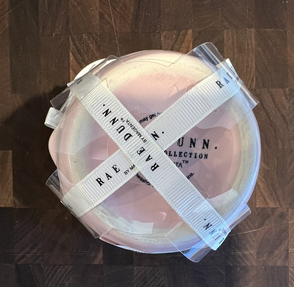 Rae Dunn Set of 4 Nesting Ceramic Measuring Cup Set - Pink Baking Spring Easter