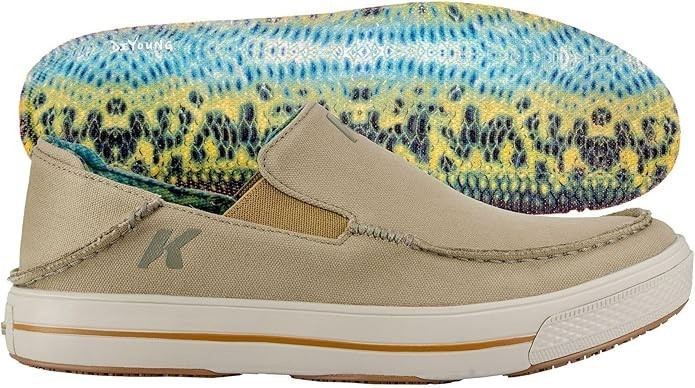 Korkers Fish Moc Bass Fixed Kling-On Deck Soles Shoes Size 14