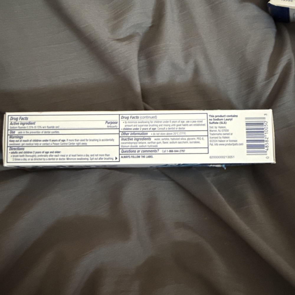 2x Biotene Fluoride Toothpaste Fresh Mint, 4.3 Oz EXP 04/2028