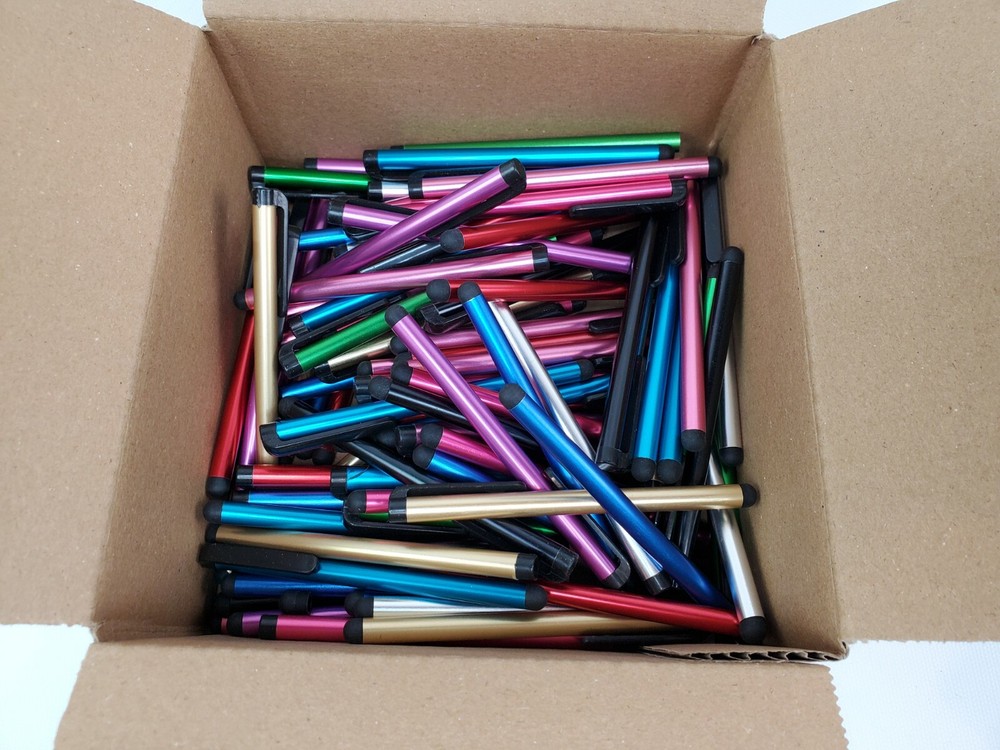 2 Pack Stylus for Android or iPhone touchscreen - Tablet - Various colors - New