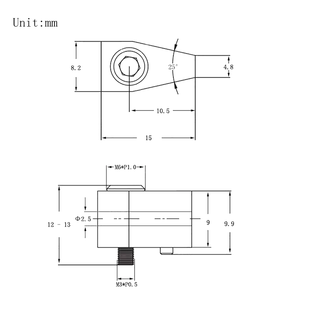 6 String Headless Electric Guitar Nuts Single String Nuts Split Type Nuts Black