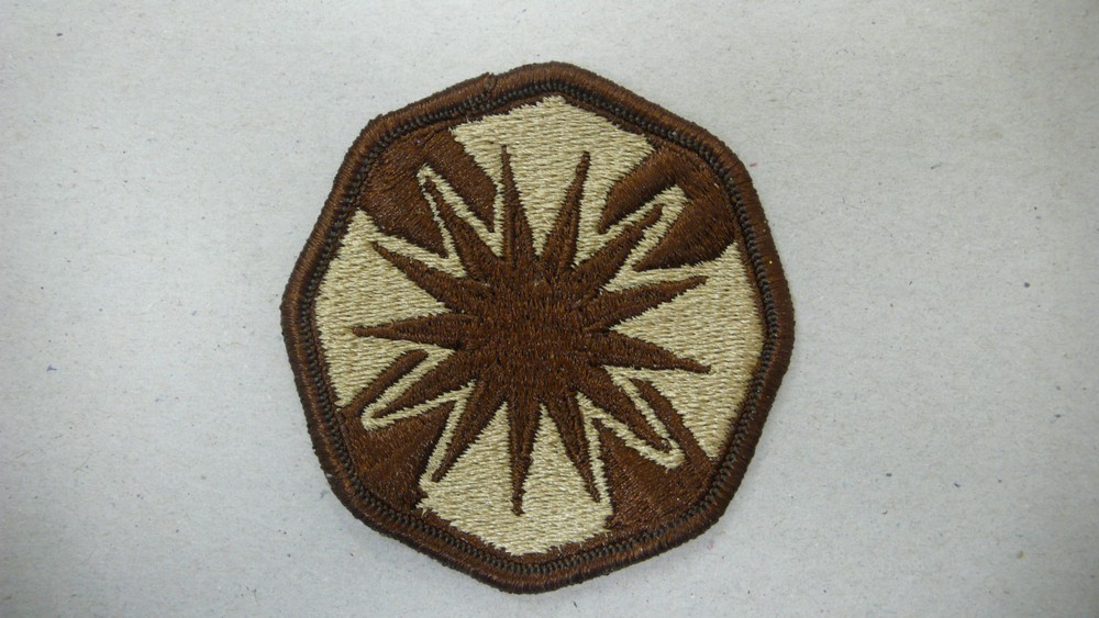 US ARMY PATCH 13TH SUSTAINMENT SUPPORT COMMAND DESERT TAN
