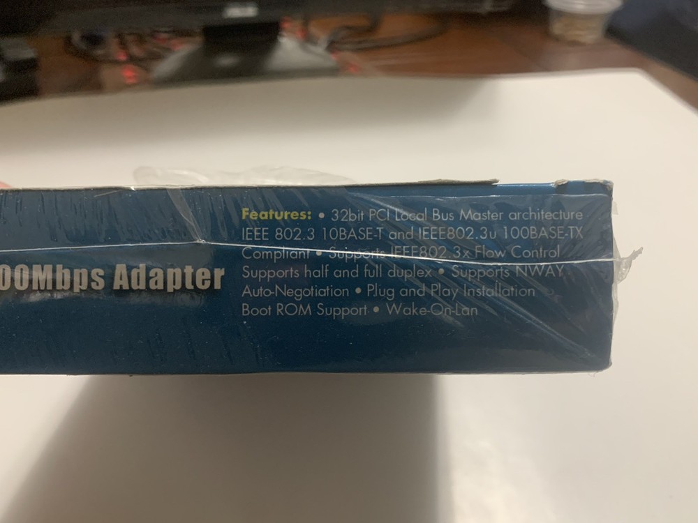 D-Link 10/100Mb Fast Ethernet Adapter Computer DFE-530TX+ Plug & Play Install