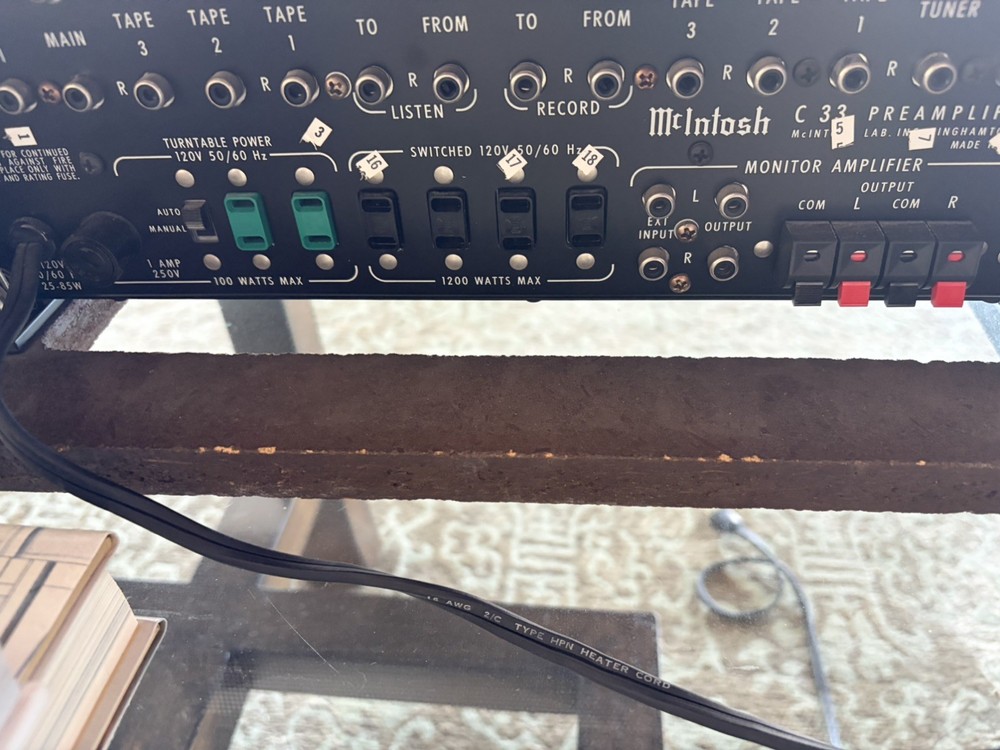 McIntosh C33 Solid-State Stereo Preamplifier - Vintage