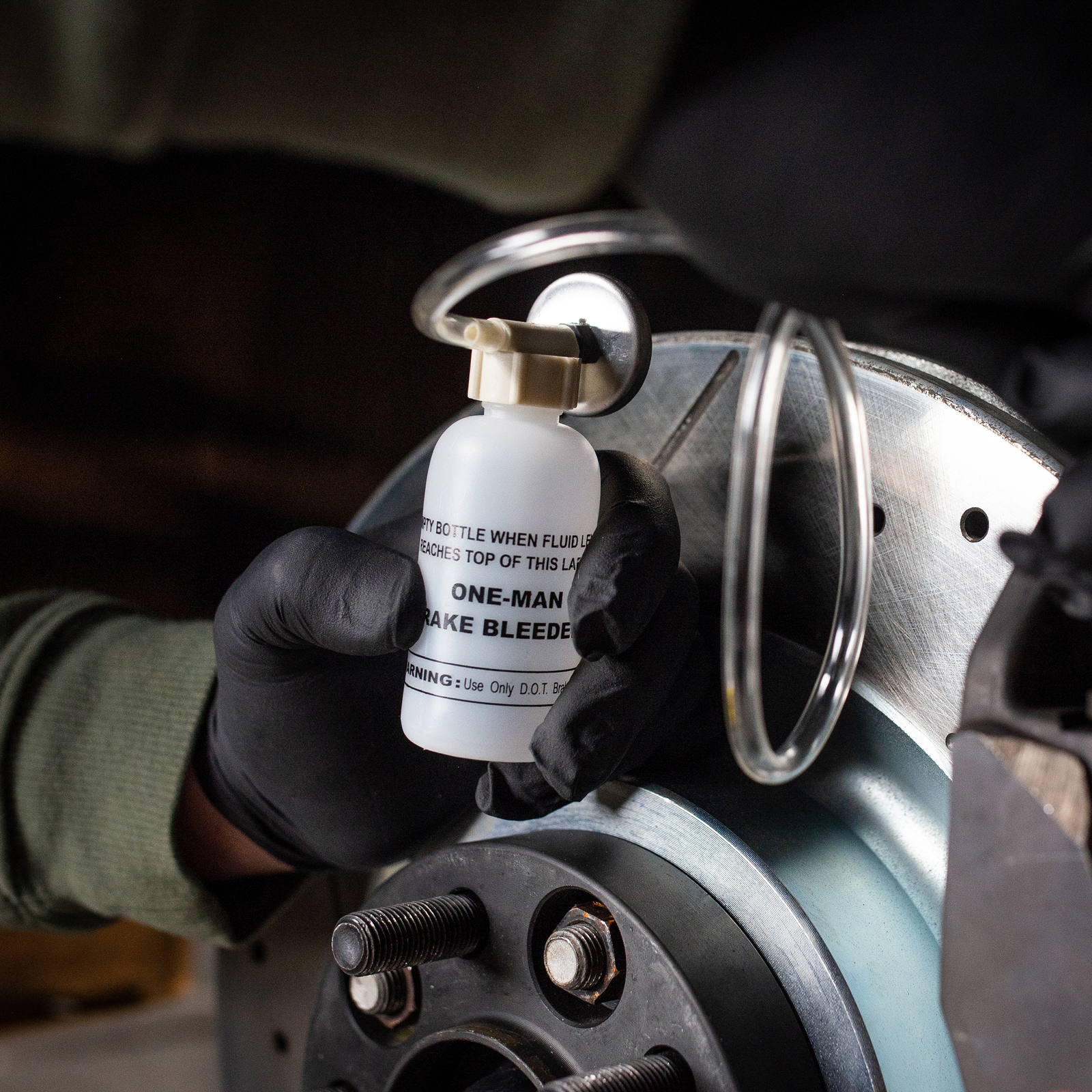 ABN | One Man Brake Bleeder Kit – Brake Bleeding Kit with Magnet