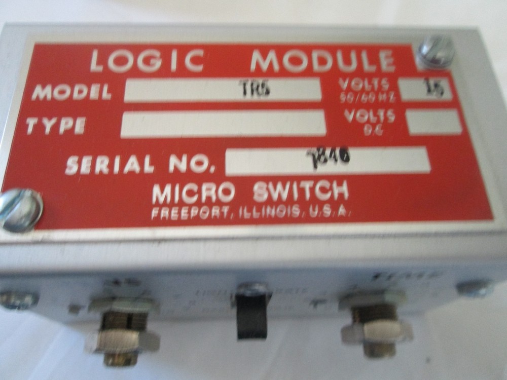 Honeywell Micro Switch TR5 Logic Module 15V