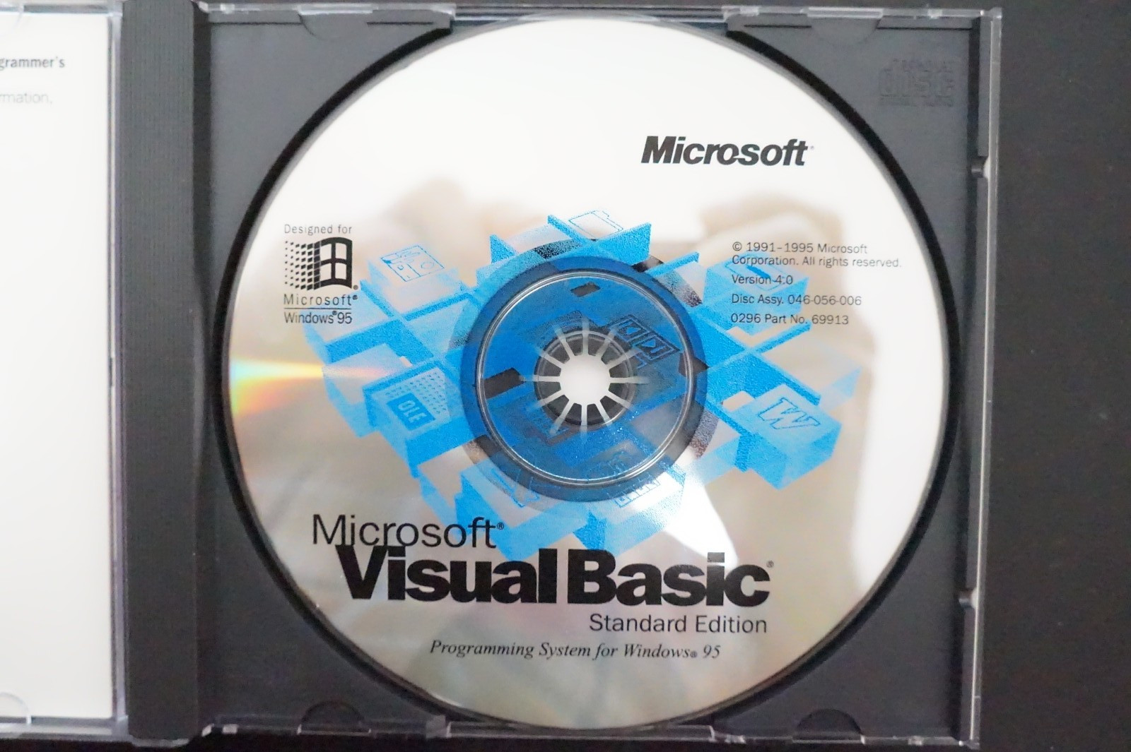 Microsoft Visual Basic 4.0 Standard 4 STD 32 Bit Full Version + Key-code
