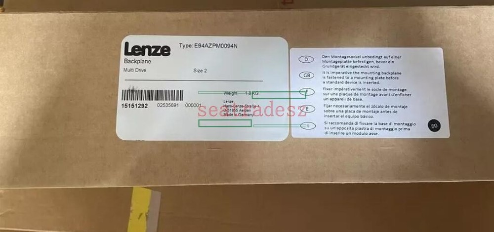 1PC NEW LENZE E94AZPM0094N BACKPLANE E94AZPM0094N