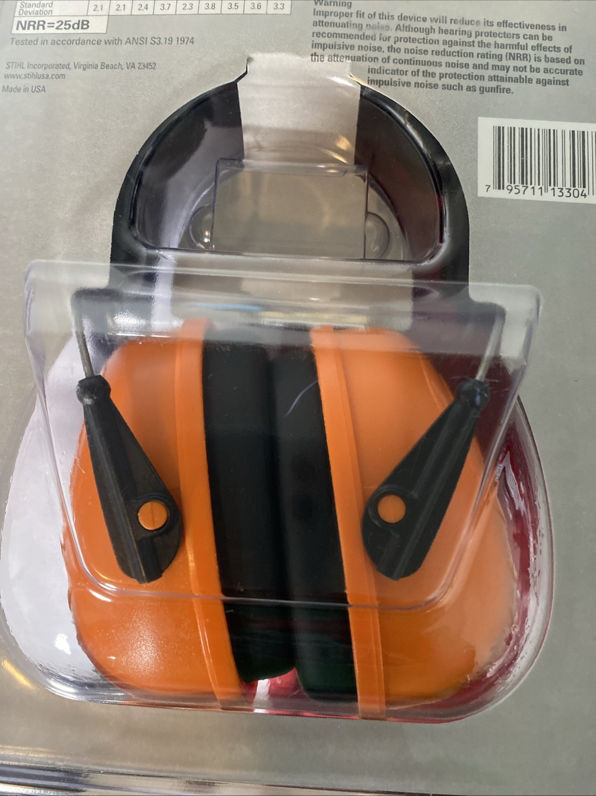 GENUINE STIHL HEARING PROTECTION part no. 0000-886-0402