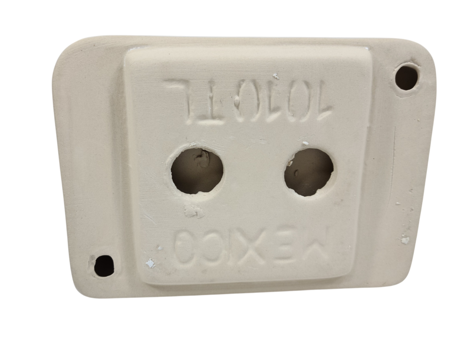 Vintage White Ceramic Soap Dish Shower Tray Holder Mid Century Modern Retro