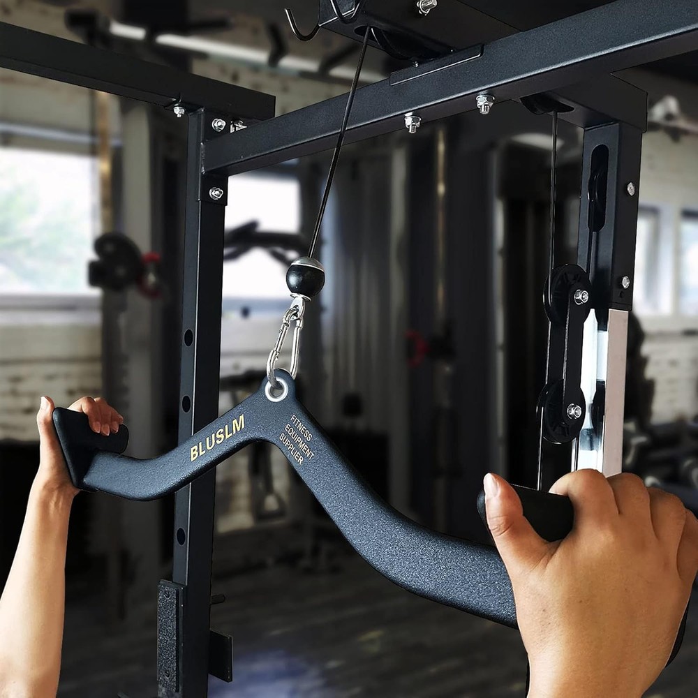 LAT Pull Down Bar for Cable Machine, Pulldown Attachments T V 3PIECES