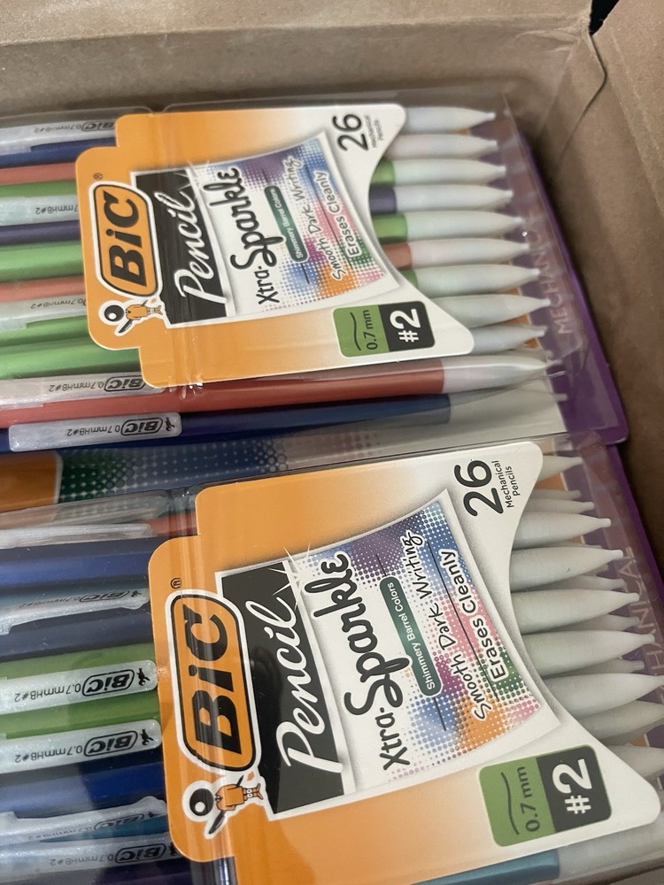 BIC Xtra-Sparkle Mechanical Pencil 0.7 26 Count Per Pack 12 Pack Bundle