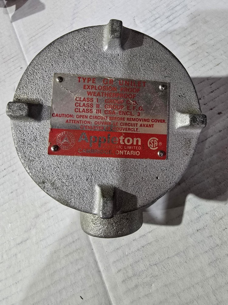 Appleton GRLB 1" LB-Type Conduit Body Explosion Proof
